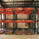 Warehouse Storage Push Back Pallet Racking System for Supermarket Cold Storage