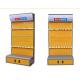 Disassemble Supermarket Display Shelving Metal Tool Rack With Convenient Cabinet