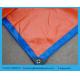 Waterproof Blue&Orange PE Tarpaulin Sheet