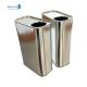 1L Empty Paint Tins Square Metal Tin Can For Motor Oi Lubricants Tin Buckets