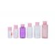 Push Down Transparent PET Nail Polish Remover Bottle