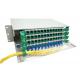 12 Port Fiber Optic Patch Panel ABS Material FTTX Network Use