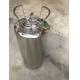 Stainless steel home brew ball lock keg, corny keg, cornelius keg