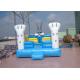 Durable Blue Outdoor Commercial Bounce Houses With Oxford Fabric