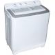 Big Capacity Silver Domestic Washing Machine , Glass Cover Portable Washer And