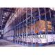 Heavy Duty Drive In Pallet Racking , Storage Warehouse Steel Drive In Racks Adjustable