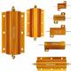 High Power Resistors 5% Tolerance 10W 25W 50W 100W 200W 500W 800W 1000W for Heavy Duty Applications