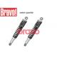 Black Titan 150 Motorcycle Rear Shock Absorbers With  Chromed Cylinder