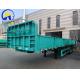 600mm 3axle Verdant Green Color Side Wall Cargo Semi-Trailer for Customer Needs