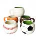 Coffee Mug: Football, Basketball, Baseball  Golf Ball Custom Ball Shape Ceramic Drinkware coffee Mug