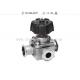 316L SS 1.5inch 3 way Clamp Sanitary Diaphragm Valve for phamacy hygienic process