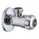 Brass Angle Valve For Bathroom Fittings, One In and One Out G 1 / 2 