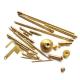 CNC Machined Mini Brass Parts For Shaft Needle Pin