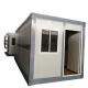 Prefabricated 20ft Office Flat Pack Foldable Container House with PVC Sliding Window