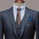 Woolen Cloth Fabric Handmade Lapel Business Suit Single Breasted Men's Suit 3 Pieces