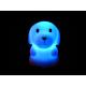Customized design dog shaped PVC Color change LED Flashing Keychain promotional gift