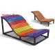 Commercial  Recycled Outdoor Park Benches , Modern Garden Outdoor Leisure Chairs