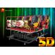 Professional Back Poking / Air Injection 5D Movie Theater 5d Cinema Equipment