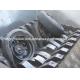 Double Shaft Waste Tire Shredder , Industrial Truck Tire Shredding Machine
