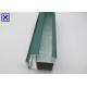 Green Coated Wardrobe Aluminium Profile T5 State Excellent Machinability