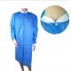 polypropylene Non Woven Disposable Lab Coat With Knitted Collar