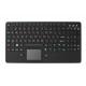 Silicone Rubber Industrial Keyboard With Touchpad For Industry Military Medical