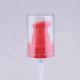 20/400 Outer Spring Red Plastic Cosmetic Cream Pump , Airless Makeup Pump