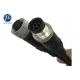 PVC Insulated Shielding M12 8 Pin Cable For Car Reversing Camera Od 5.0MM