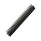 WCON 1.27mm Michined Female Round Pin Header 2*30P DIP H=3.8mm L=6.0mm