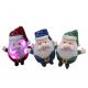 100mm 4 Inch Christmas Plush Toys Santa Claus Electric Climb Ladder With Light