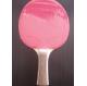 Reversed Rubber Table Tennis Racket Set 1.5mm Sponge With Color Handle Linden Wood
