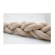 Brown Polypropylene Mooring Line Rope 72mm x 220m Woven Bag Packing