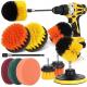 0.6 kg Drill Brush Attachment Set Drill Bit Scrub Brush For Cleaning Grout Car