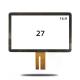 27 Inch Projected Capacitive Touch Screen 5V CTP Touch Panel USB Interface