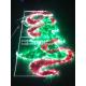 pole decoration christmas tree light