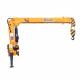 YUNNEI Engine 14 Ton Mobile Straight Boom Hydraulic Truck Mounted Crane 5600 kg Weight