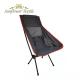 98*57cm Oxford Cloth Black Small Level Outdoor Padded Fishing Chairs For Fishing Carp