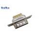 DB 9P 180° Straight Solder D Sub Male Connector Gold Plated PBT