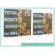 Yellow 12 Led Digital Electronic Cricket Scoreboard Amber AC 110V - 240V 50HZ / 60HZ