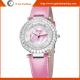 KM03 Fashion Jewelry Luxury Rhinestone Watch for Woman Female KIMIO Leather Quartz Watch