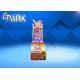 Arcade Basketball Style Pitching Ball Game Machine With High Gloss Painting