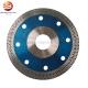 125mm Hot Pressed Sintered Continuous Turbo Diamond Cutting Disks With Flange