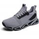 Mesh Upper Canvas Leather Grey Brand Sneaker Shoes Jogging Shoes VA077