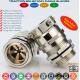 EMC (RFI) Cable Glands Metric and PG Nickel-Plated Brass IP68 with Additional Strain Relief Clamp