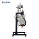 20L Dual Jacket Lab Glass Reactor Distillation Pharmaceutical Kettle Corrosion Resistant