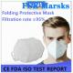 Enlarged Foldable N95 Dust Mask Excellent Bacterial Filtration Melt Blown