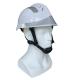 High Security Anti Fire Control Helmet with White ABS and Curve Visor