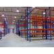 Blue Color Industrial Metal Storage Racks / Steel Warehouse Shelving