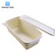 Takeaway Sugarcane Bagasse Food Container Biodegradable Disposable With Compartment