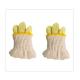 Yellow Aramid Fiber Cotton Heat Resistant Gloves